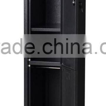Bedroom Furniture 2 Door Knock Down Steel Wardrobe Safe Locker photo-3