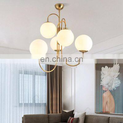 Glass Pendant LED Light Loft Hanging Lamp Fixtures For Kitchen Restaurant Living Room photo-3