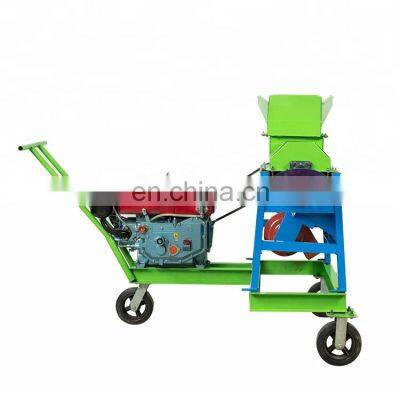 Corn kernel and shell separator/corn seeds threshing machine