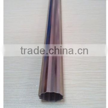 high quality customed anodized aluminum pipe with punching process