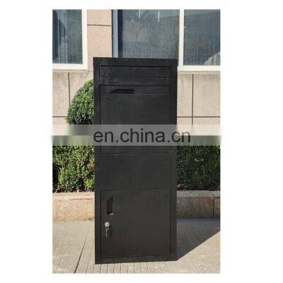 Galvanized Mount Locking Mail And Parcel Drop Box Delivery Box