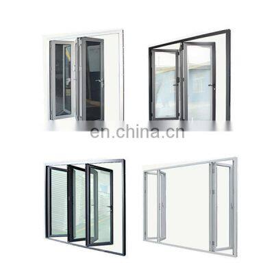 Customized Waterproof Floor-mounted Double Glass Door Double Leaf Casement Window photo-2