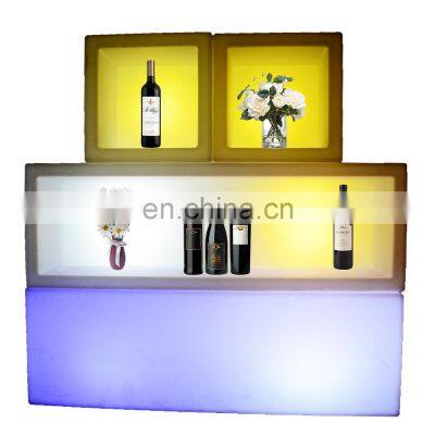 ice bucket for cans /Lighting fruit plate tray Illuminated Fruit Planter Led Ice Bucket For Home Party Club Event