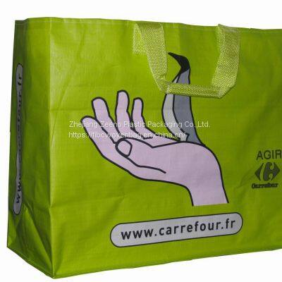 Heavy Duty PP Woven Sack Bags High Load Vivid Printing Effect Custom Logo