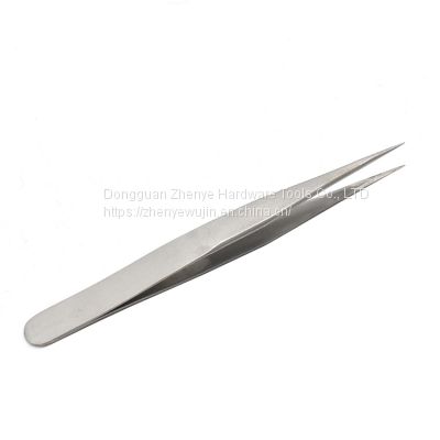 Planting eyelashes High precision tweezers Sand blasting Anti slip Static free eyelash clip Single blossom SS-10 tweezers