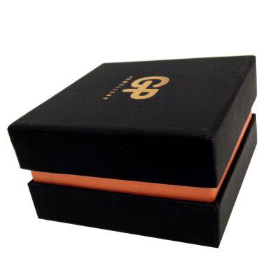 Hot Sale Black Color Logo Gold Stamping 3 Layers Watch Packaging Box