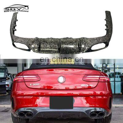 C238 COUPE E300 E260 E53 AMG Style Forged  Fiber Rear Diffuser Lip For Mercedes-Benz E-Class C238 COUPE