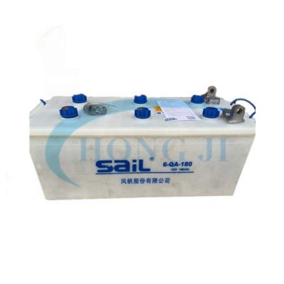 Top quality Electrical parts 6-QA-180 12V auto battery for Chinese bus