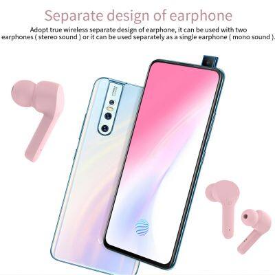 ZW-T10 TWS V5.0 Earphone Touch Control Private Mould Headphones True Wireless Earbuds For Phone photo-3