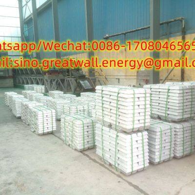 Zinc Ingot/Top Quality Zinc Alloy Ingot Zamak #2/#3/#5 Purity 98.7%-99.995% Zinc Raw materials