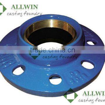 DI flanged adapter for PE pipes