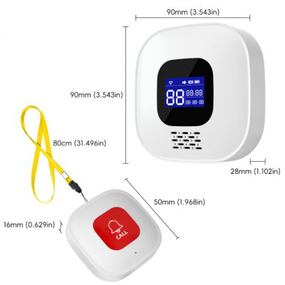 One to Two WIFI Graffiti Intelligent Emergency One Click Help Button SOS Emergency Alarm Elderly Alarm（Wechat:13510231336）