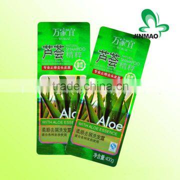 Daily necessities Aloe shampoo Pearl film pemanent adhesive labels