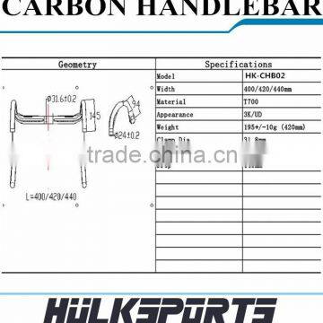 NEW Design Carbon Handlebar Glossy Matte Surface 3K UD Carbon Bicycle Road Bicycle Handlebar photo-5