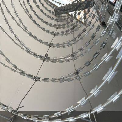 High-Tensile Razor Barbed Wire for High-Security Wall Fencing photo-1