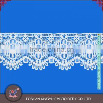 2016 latest 100% cotton african swiss lace trim competitive price