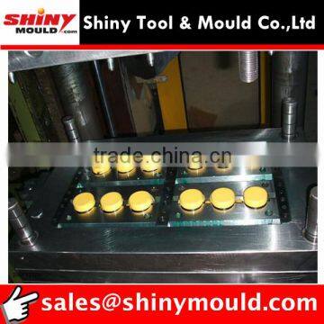 12 cavities plastic cap mould closure mould lid mould