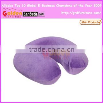 travel neck pillow memory foam golden wholesale product