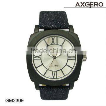 2015 Hot selling canvas fabric watches for men wholesale cheap