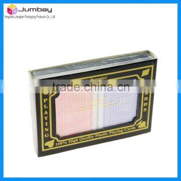 Custom Plastic Playing Cards in Window Box