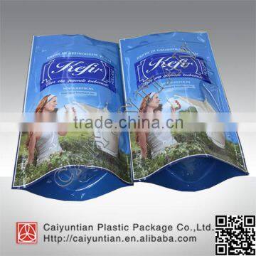 stand up aluminium foil packaging bag