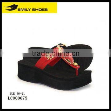 Elegant style lady's wedged EVA slipper