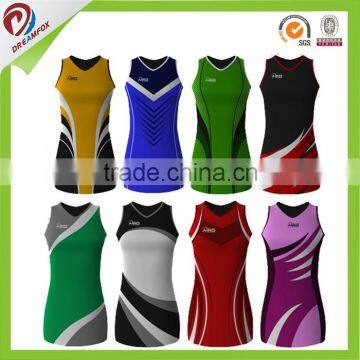 Sublimation Netball Jersey, Netball Uniforms, Netball Wear Quality Choice