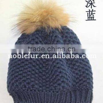 2015 Top Quality Fancy Solid Color Wool Fur Pompom Female Headwear photo-5