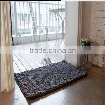 2016 hot sale home textile chenille microfiber rug