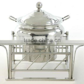 Steel Cheffing Dish, Wedding & Party utensils, food serving dish, hot keeping dish, Catering item, Hotel & Restaurant utensils