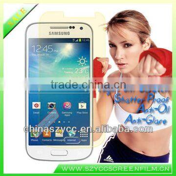 Organic Explosion-proof Glass Screen Guard For Samsung Galaxy S4 mini(Accept PayPal)