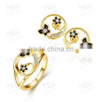 Hotsale 18K Gold Plated Jewelry Set, Fashion wholesale jewelry