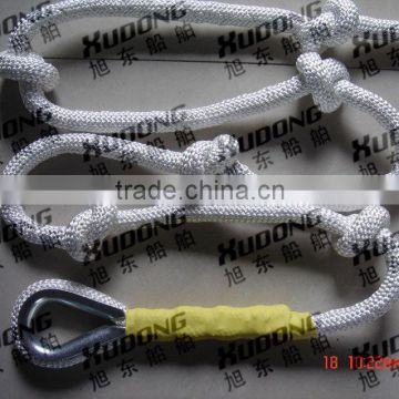 Polyester or Nylon climbing rope