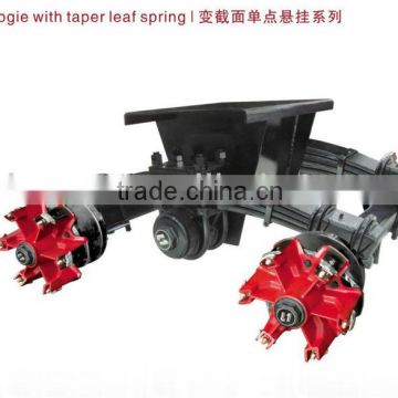 2*16t spoke wheel type Bogie with taper leaf spring