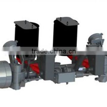 Axles trailer parts,semi-axle,double-axles,three-axles L1 manufacture china brake chamber single axle dump trailer