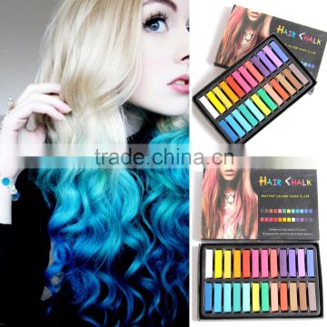 2015 Colorful 36Pcs Harmless Removal Hair Color Chalk Hair Dye Powder