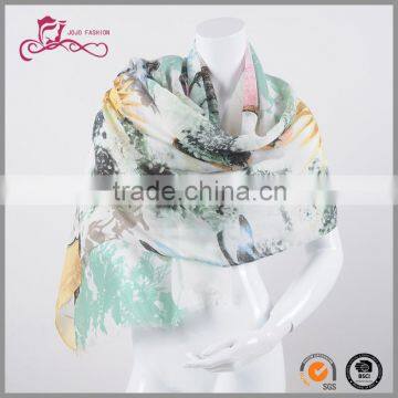 new design sheer summer plain voile scarf for wholesale