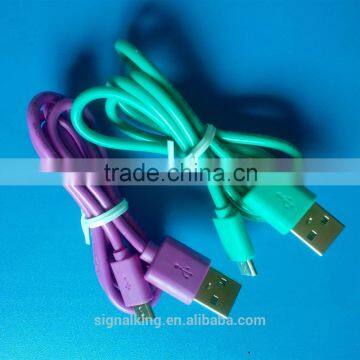 Factory Wholesales UL Certified Colorful Micro USB Cable Wires And Cables Electrics USB Charger Cable For Smart Phone 50CM photo-6