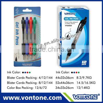 Retractable Plastic Gel Ink Roller Pen,ball Point Pen photo-2
