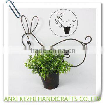 Metal Snail Plant Holder Plant Pot