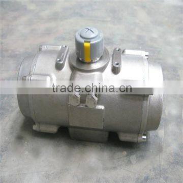 Stainless Steel Pneumatic Actuators Passed CE,stainless steel body and shaft,rack and pinion pneumatic actuator