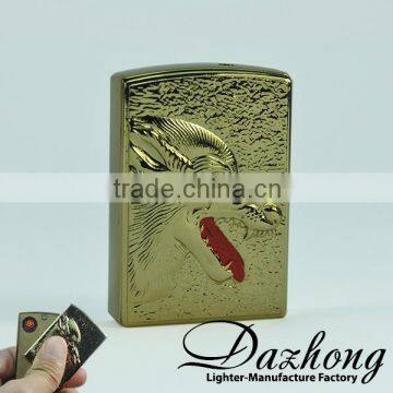 Golden Charged Electronic USB Lighter