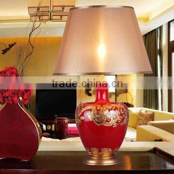 China Ceramic Table Lamp in Red photo-6