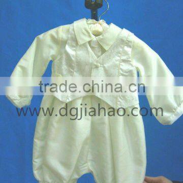 2012 fashion design comfortable and breathable baby boy christening outfits