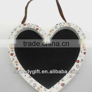 creative hang colorful rectangle wood blackboard /MDF blackboard