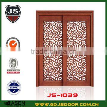 chinese curving classic wooden glass door