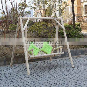 outdoor two seater wooden garden swing for adults