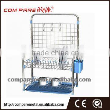 Iron chrome plated metal wire dish rack