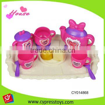 Pink Tea Play Set With Snack for Girl photo-2