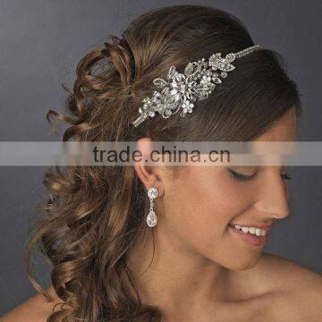 Vintage Side Crystal Bridal Headpiece Headband